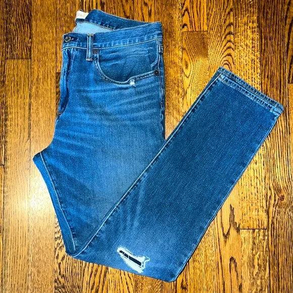 GAP Jeans Mens Gap 33 X Distressed Skinny Denim Poshmark